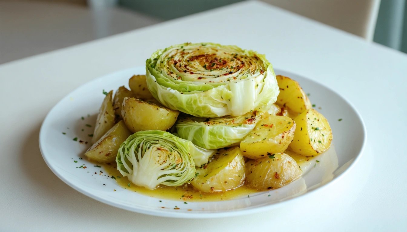 verza al forno con patate